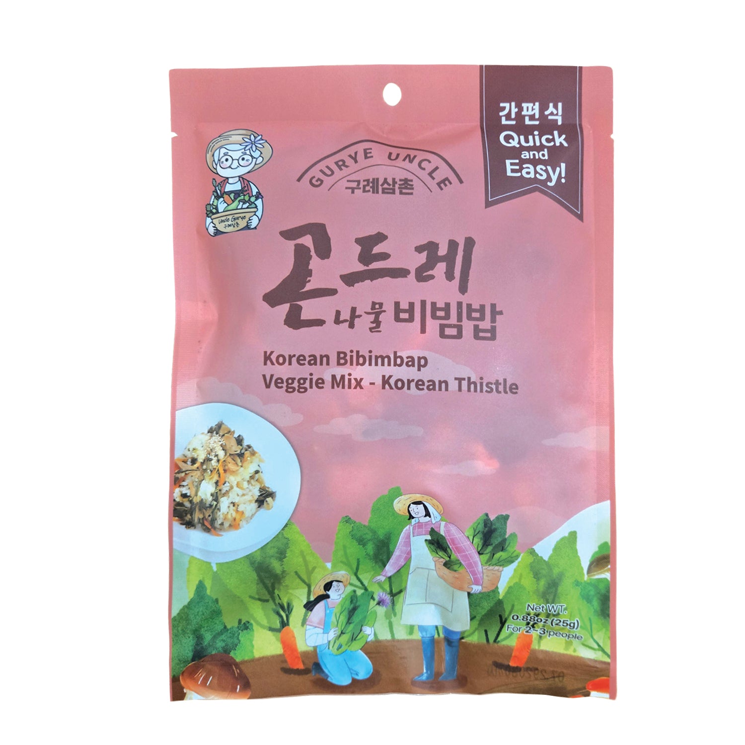 Korean Bibimbap Veggie Mix Korean Thistle 1.05 oz